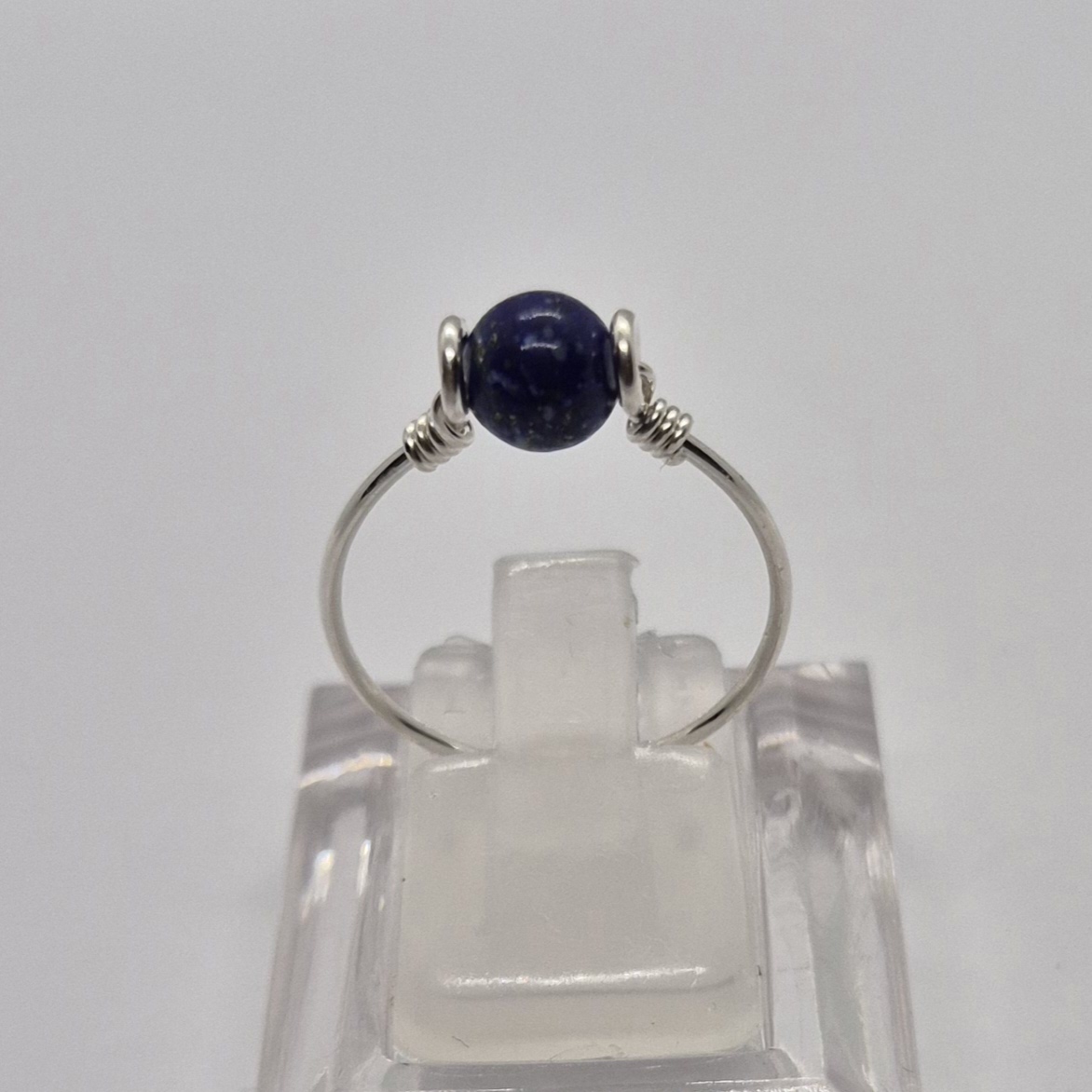 Trådring med ädelsten - 925 Sterling Silver  - 4