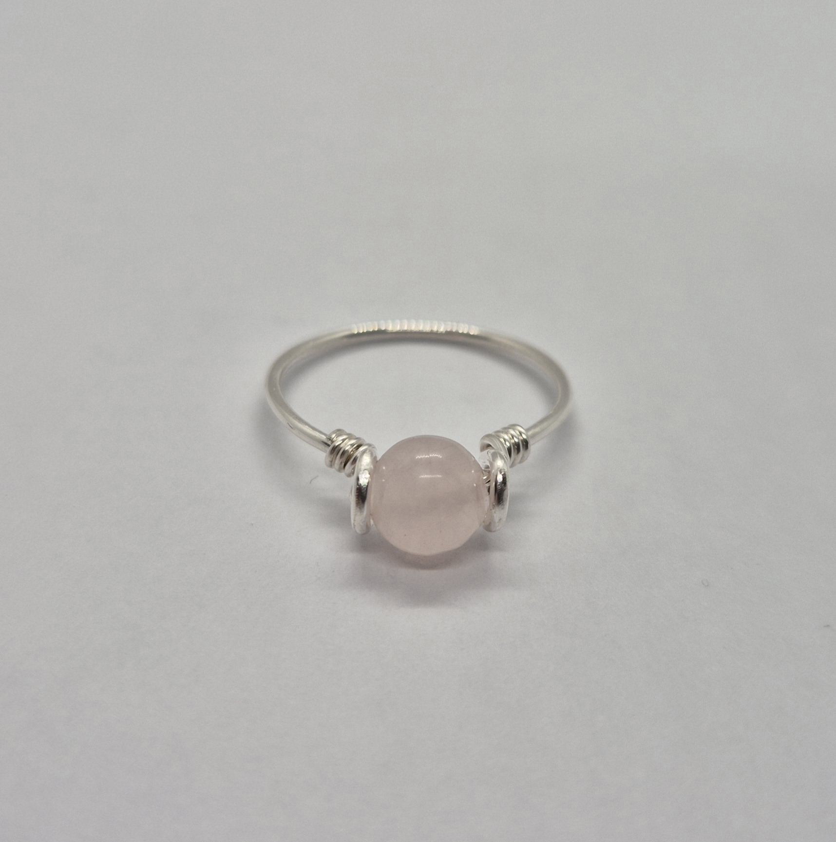 Trådring med ädelsten - 925 Sterling Silver  - 10