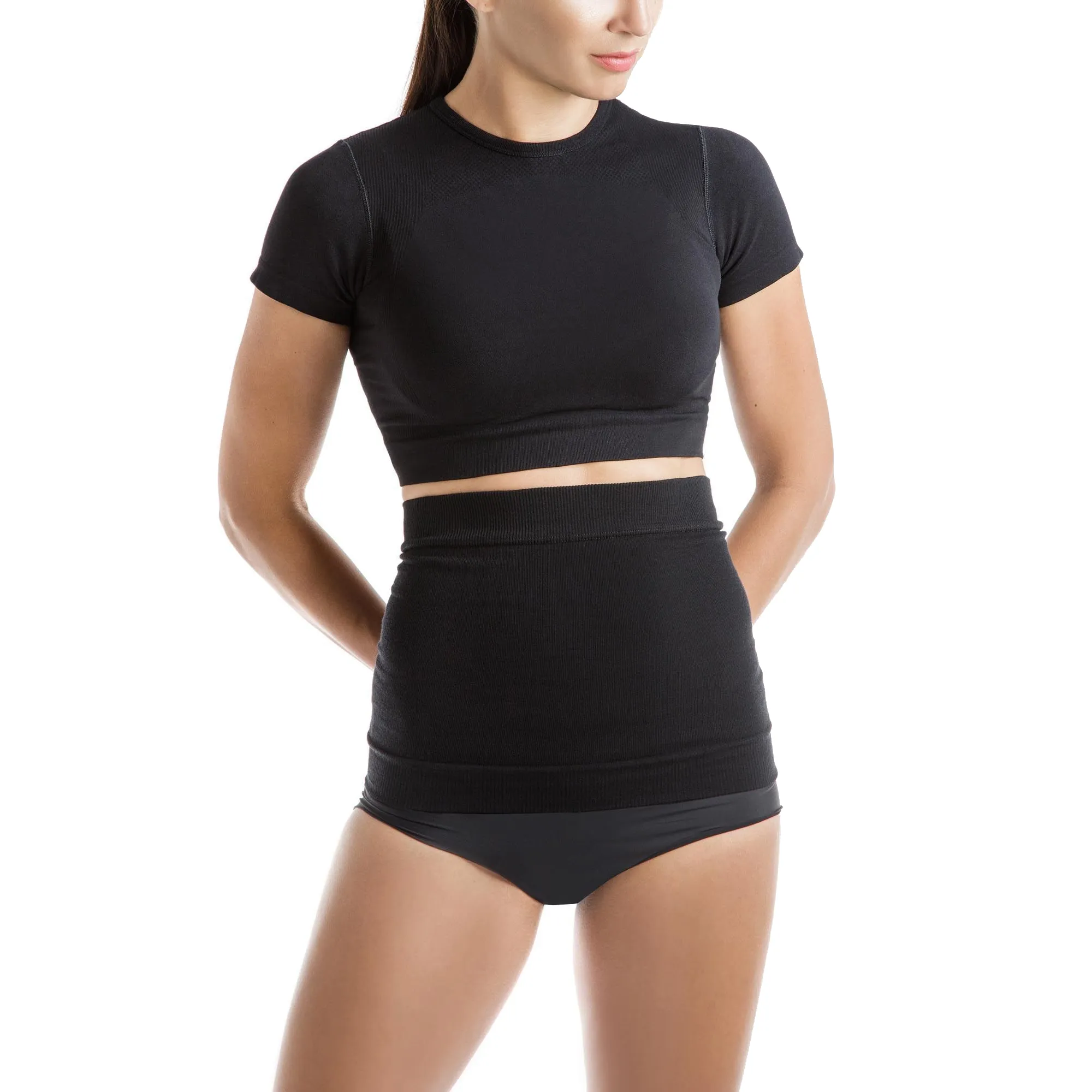 Zero Unisex Dryarn ja Merinovilla Thermal ristiselän tukivyö - 2