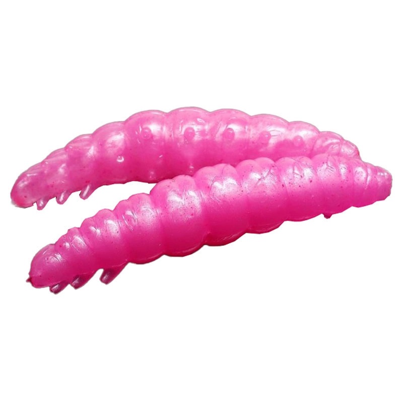 Libra Lures Turbo Worm 56mm shrimp odor color pink