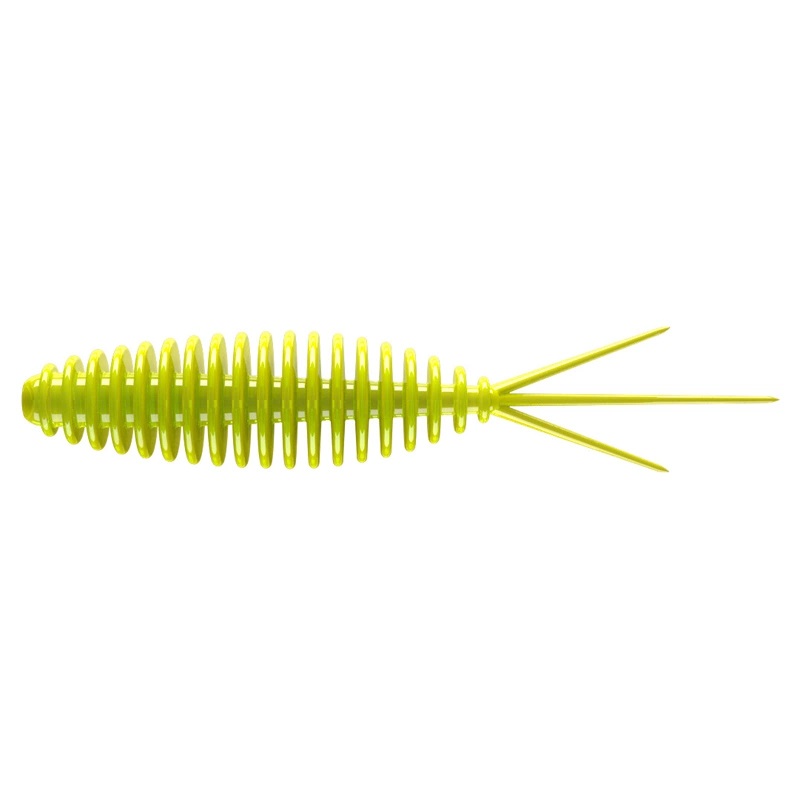 Libra Lures Turbo Worm 56mm räk lukt färg chartreuse. Libra lures är extremt populärt bete till regnbågslax och röding