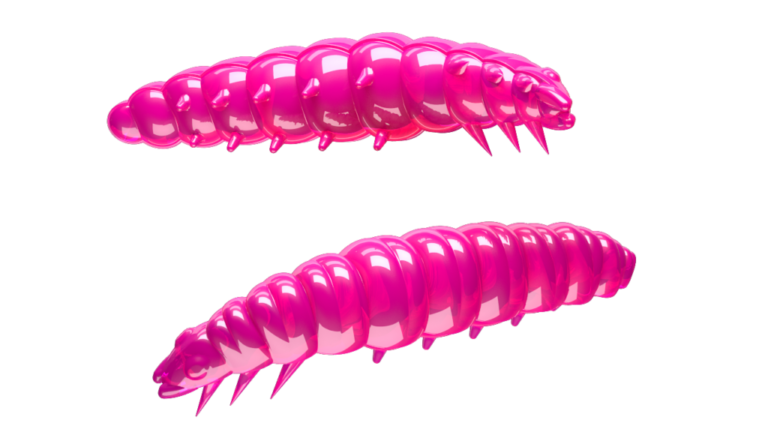 Silicone jigs scented with cheese color pink