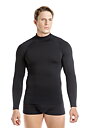 Poloshirt met lange mouwen van merinowol en Dryarn (Herren)