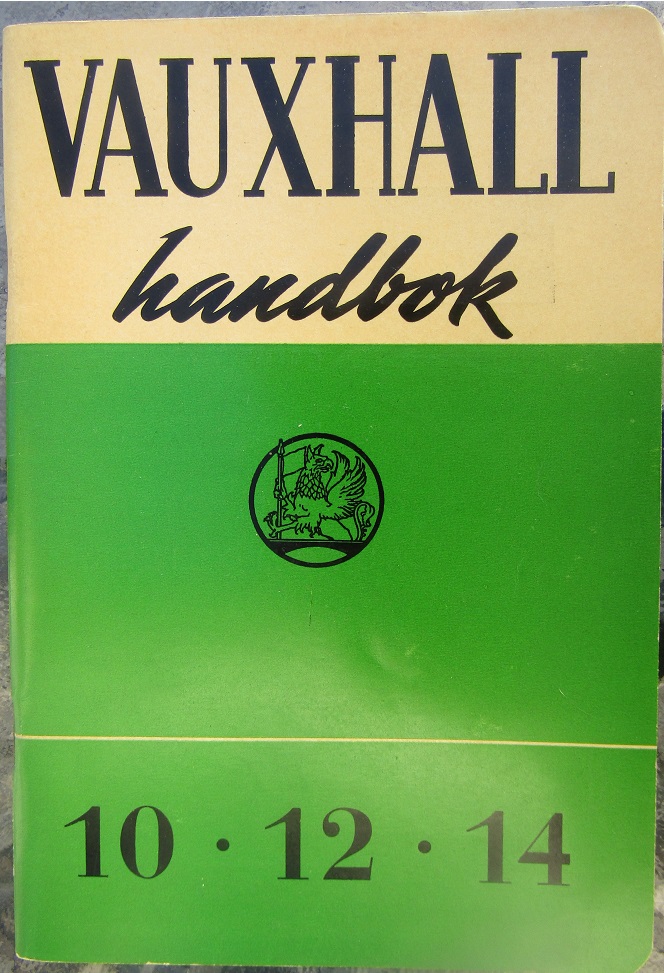 1947 Vauxhall 10 - 12 - 14 Handbok svensk