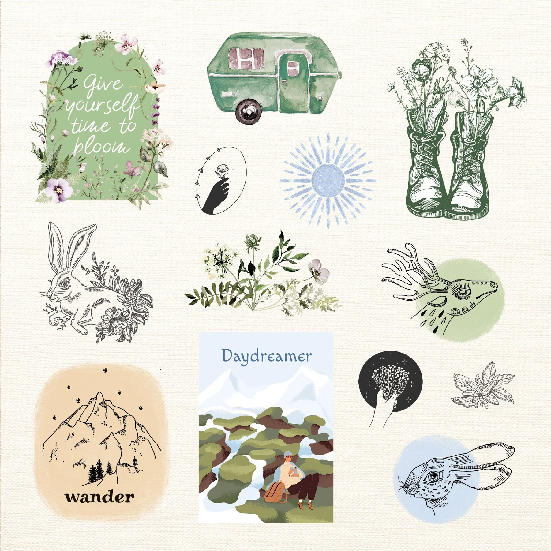 Boho Dreams, Sticker Book - 4