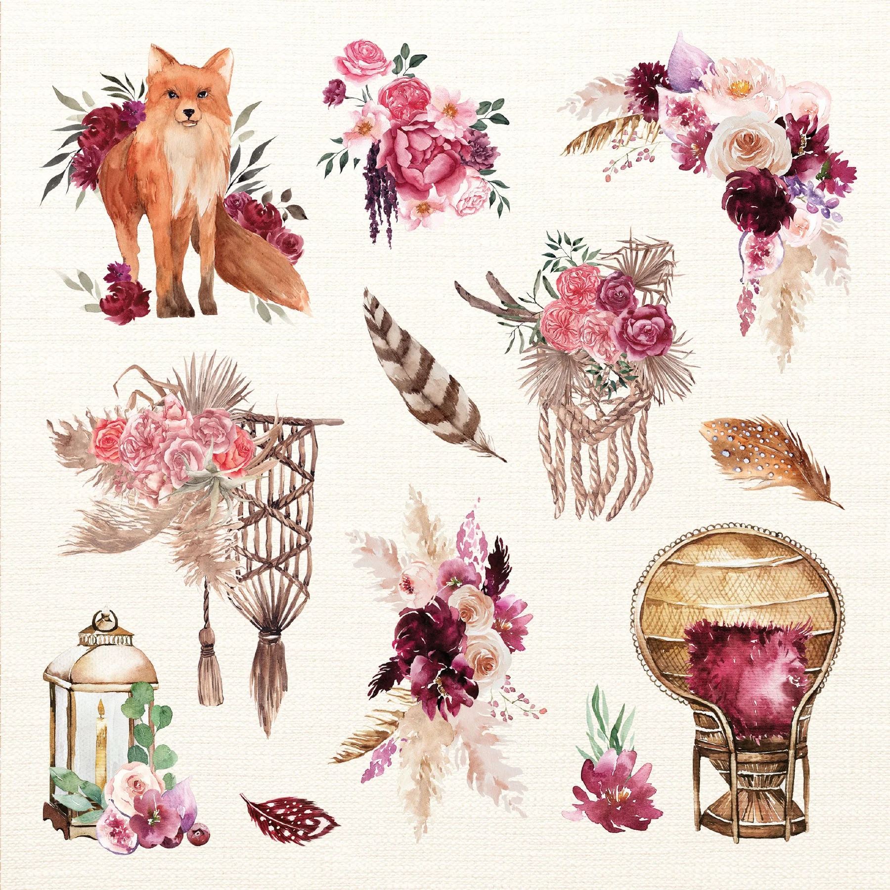 Boho Dreams, Sticker Book - 8