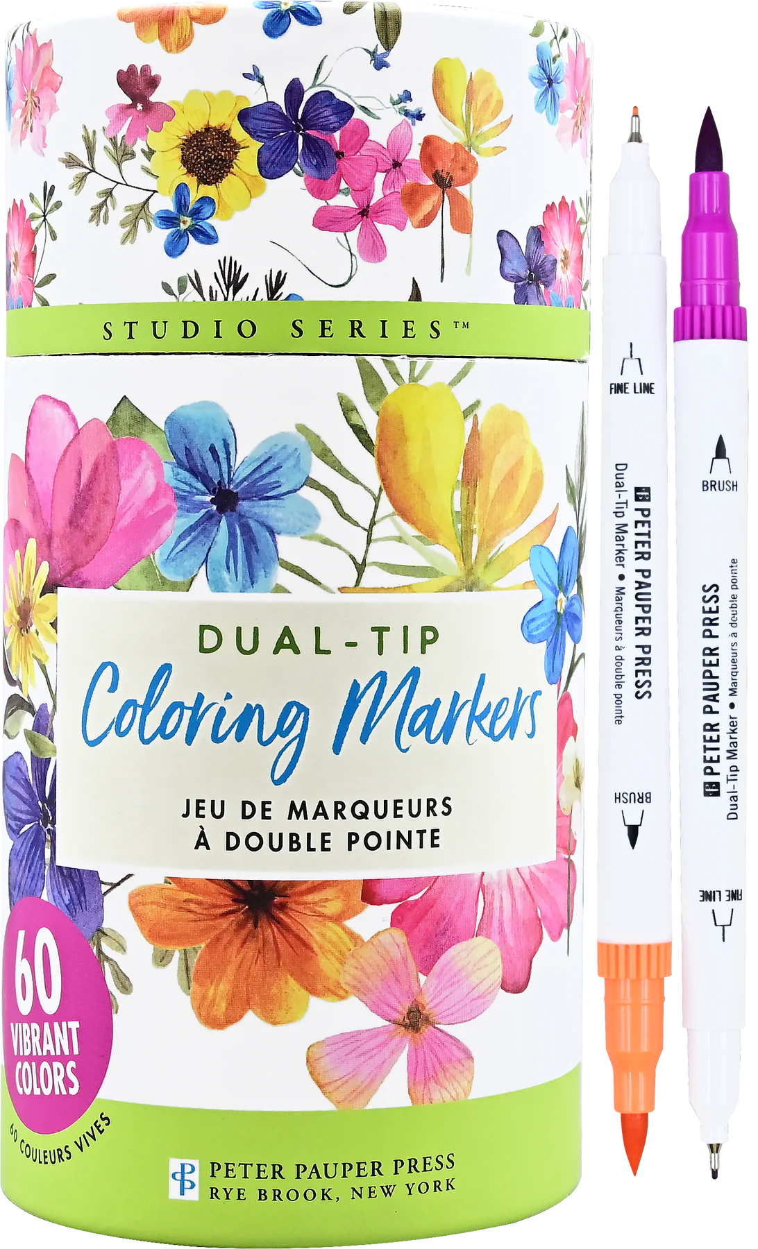 Studio Series Dual-Tip Coloring Markers 60 Set 