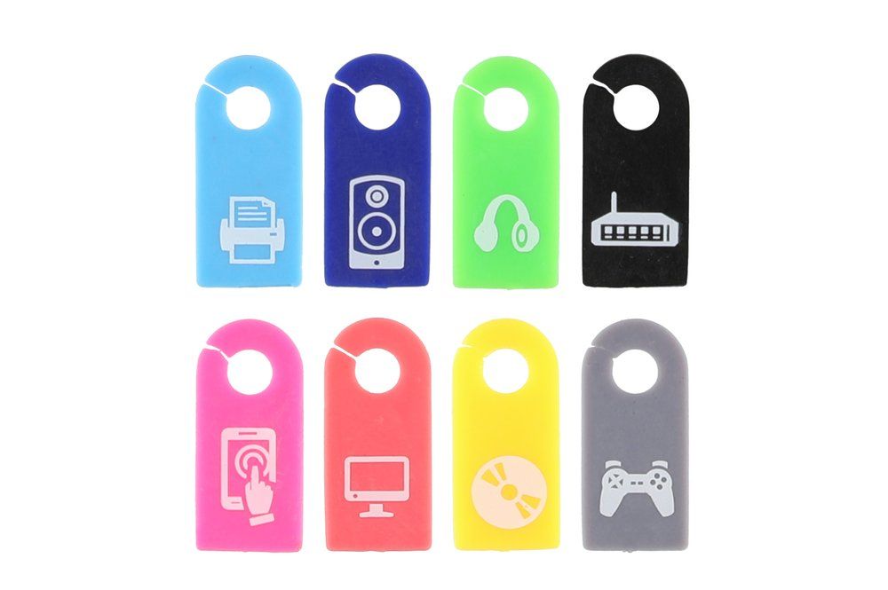 Kabeltagg 8 -pack
