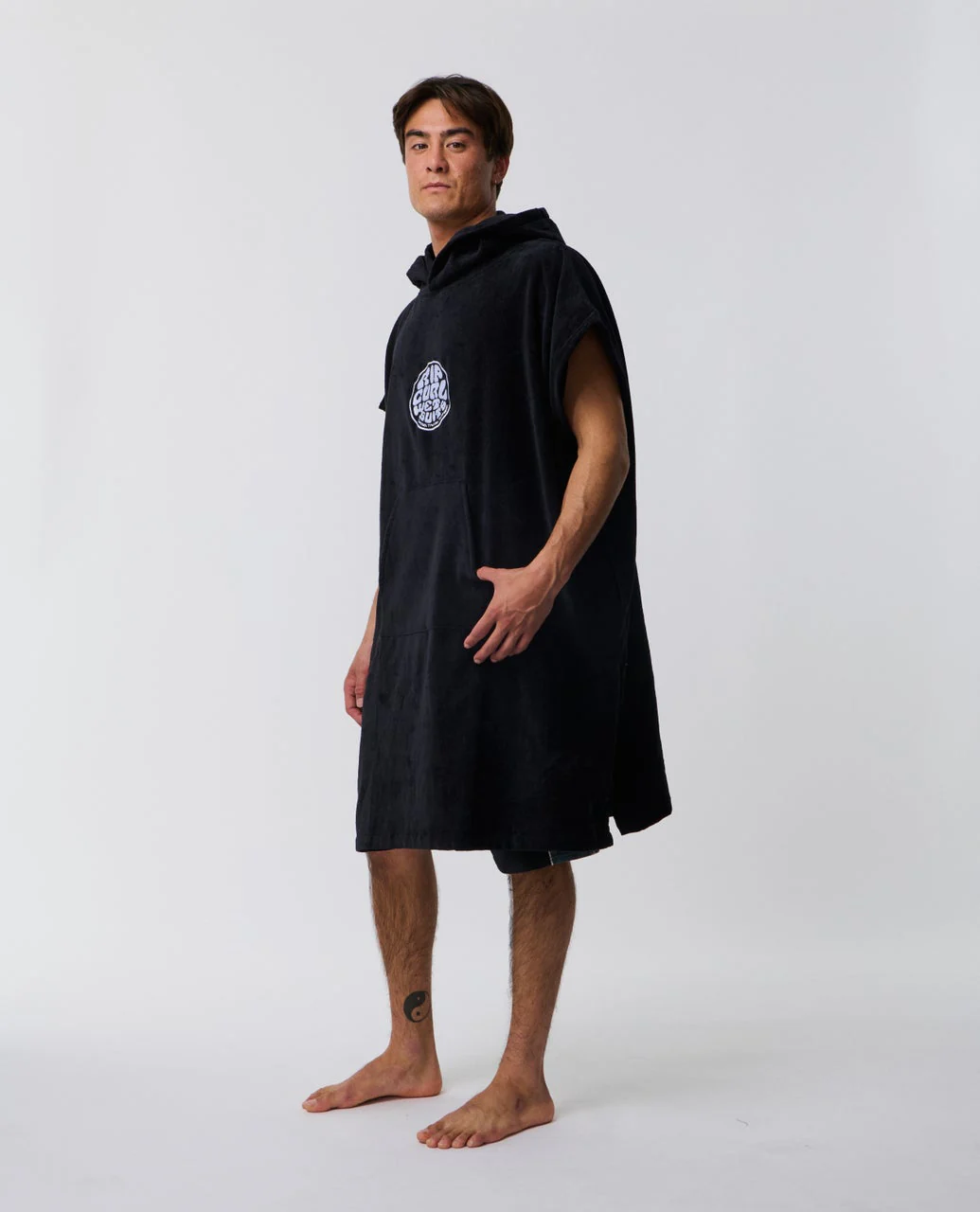 Rip Curl Logo Surfponcho Black - 2