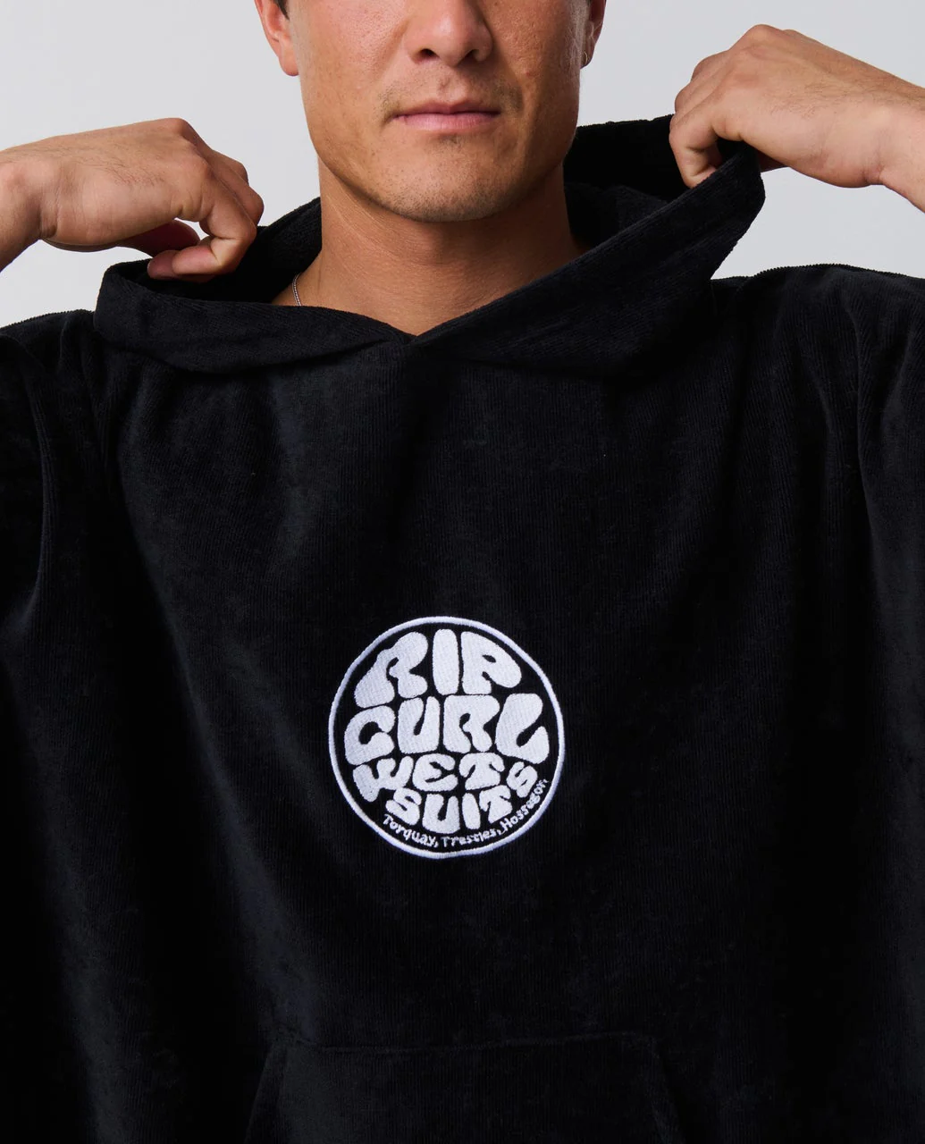 Rip Curl Logo Surfponcho Black - 5