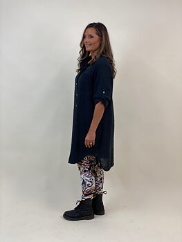 Långskjorta Milou - Svart