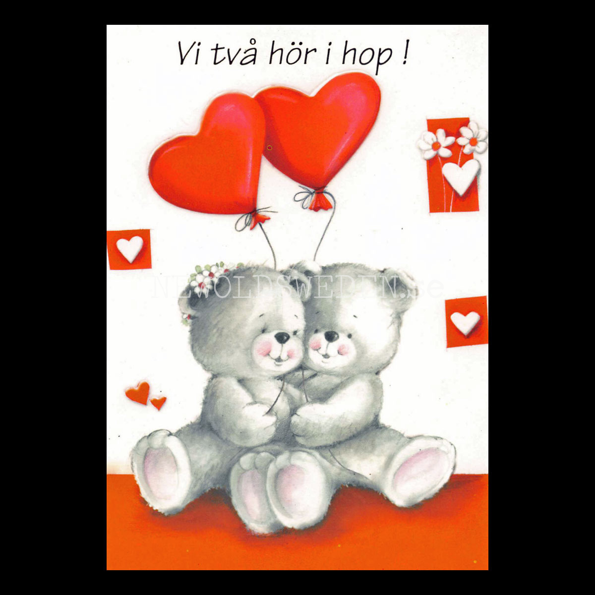 VI TVÅ HÖR IHOP! Vykort - 750