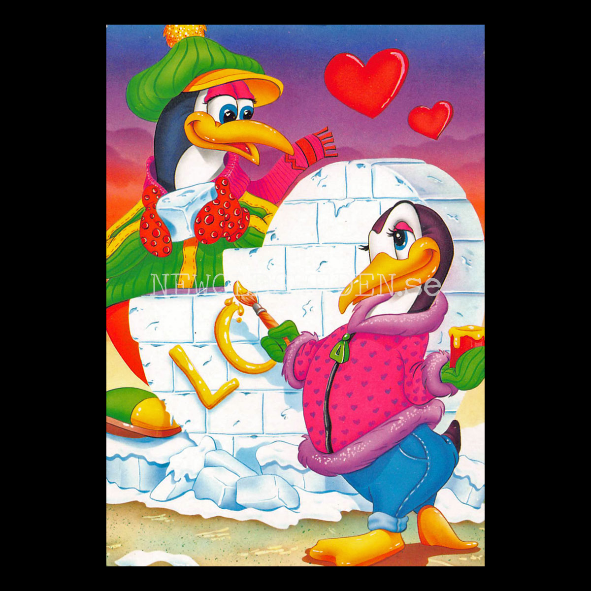 LOVE Vykort No. 2 av 4 - 735