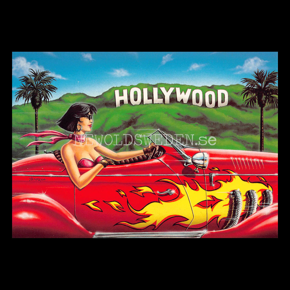 HOLLYWOOD Vykort No. 3 av 4 - 287