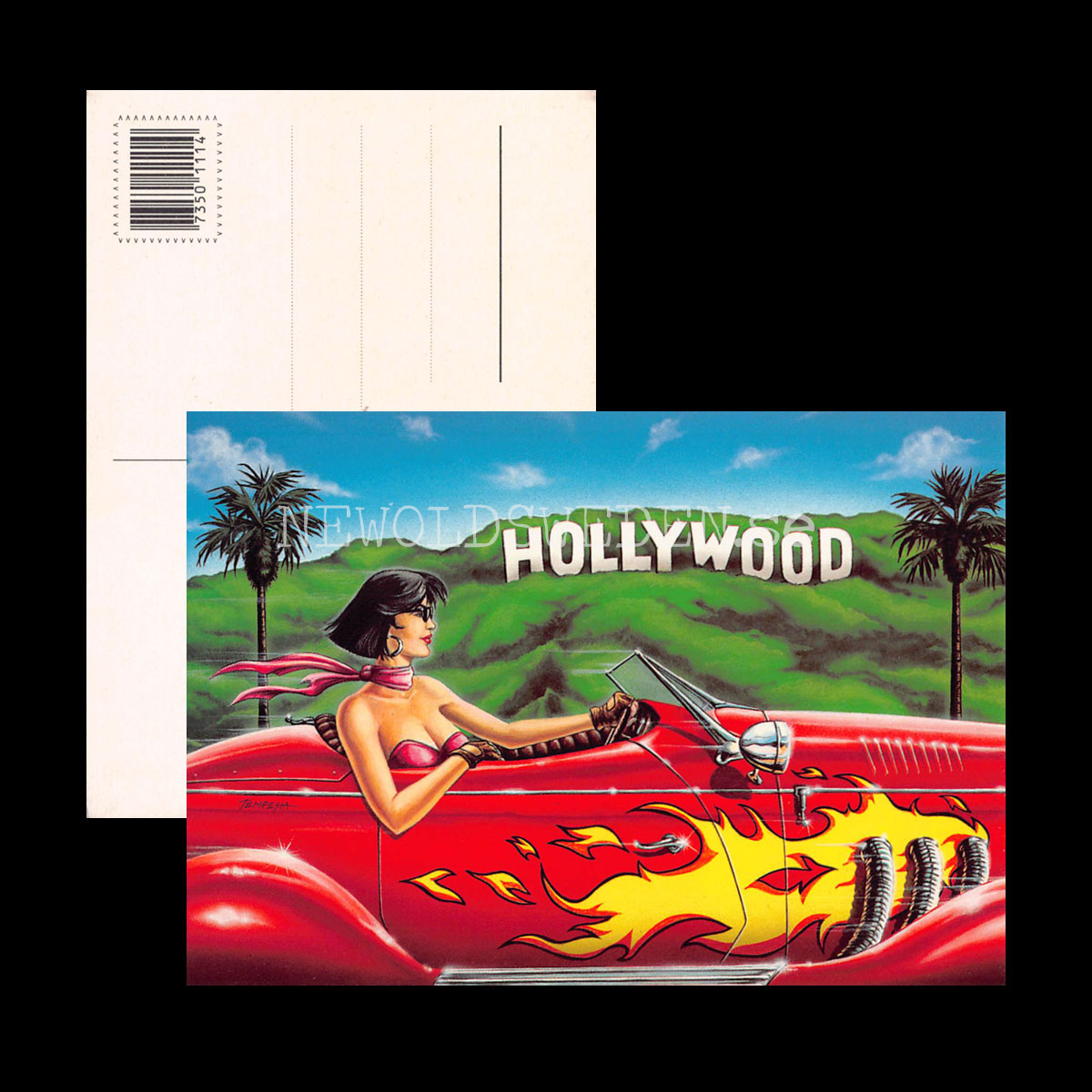 HOLLYWOOD Vykort No. 3 av 4 - 287 - 2
