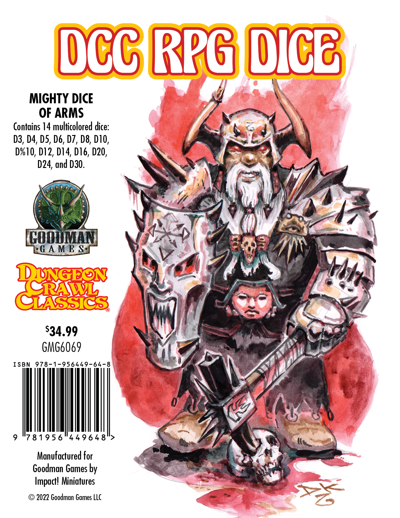 DCC Dice - Mighty Dice of Arms