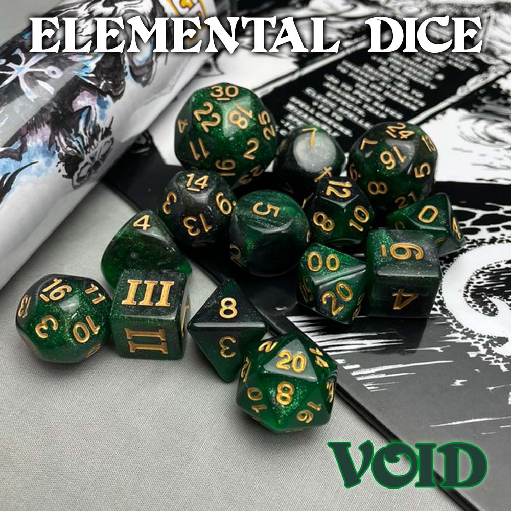 DCC Dice - Elemental Dice Void - 2