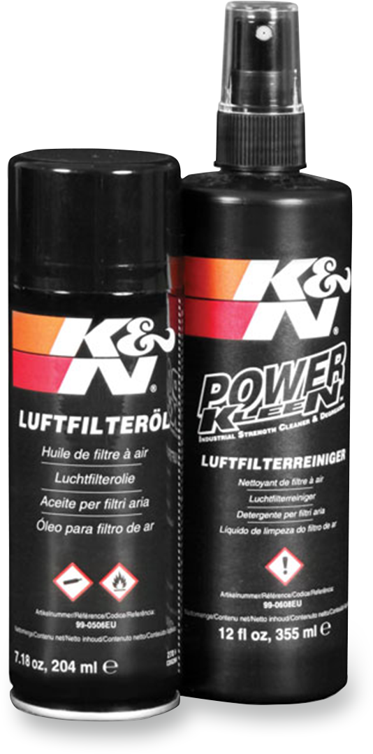 K&N Cleaner och filterolje sats