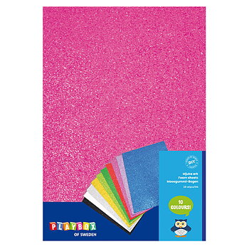 Mjuka Ark Glitter 10st