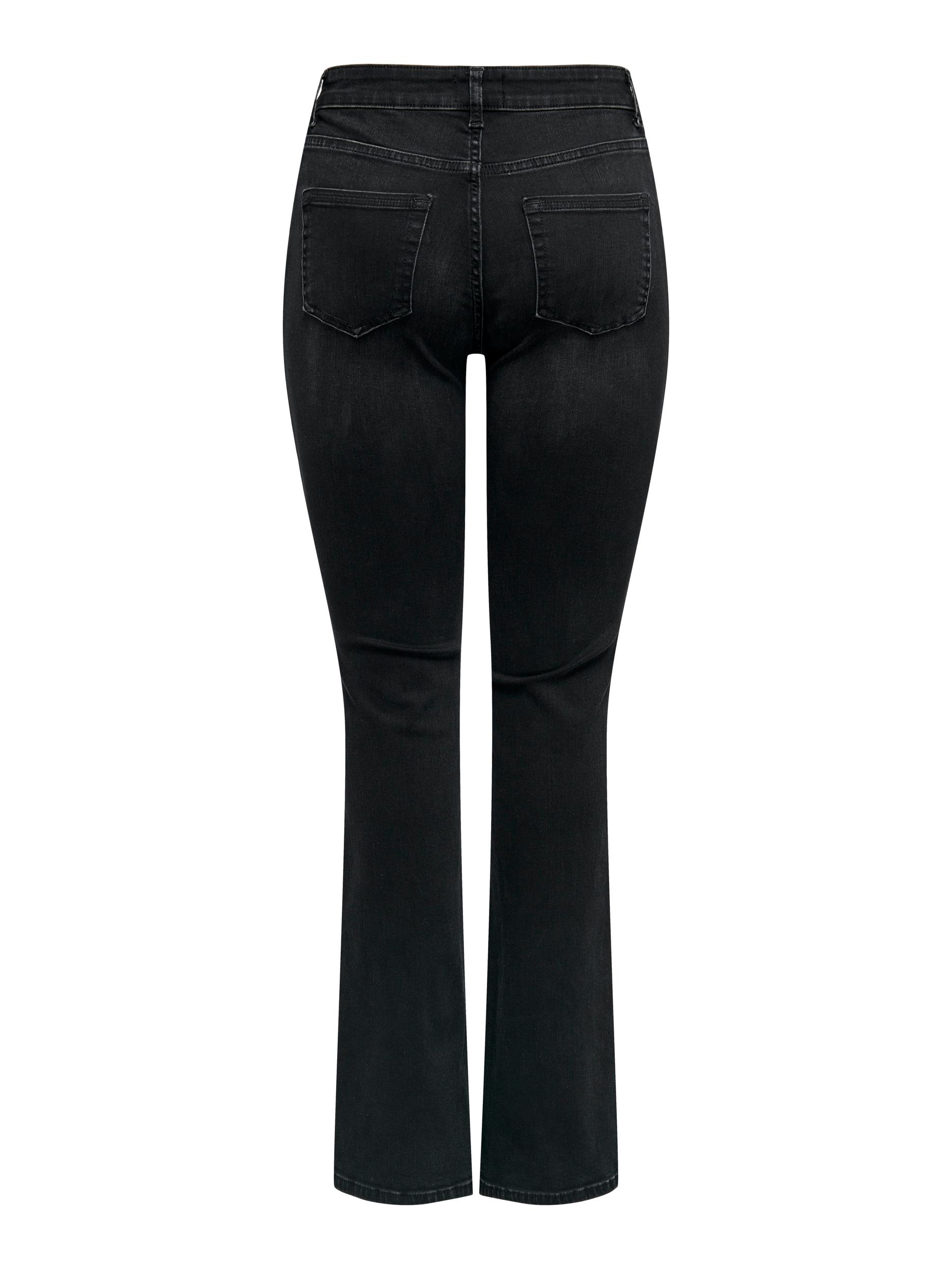 Only - Blush Flared Jeans Svart - 3