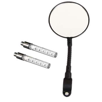 Bicycle Package - LED and Rearview Mirror