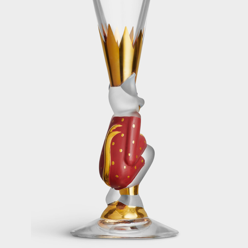 Orrefors The Sparkling Devil champagneglas 2023 Röd - 4