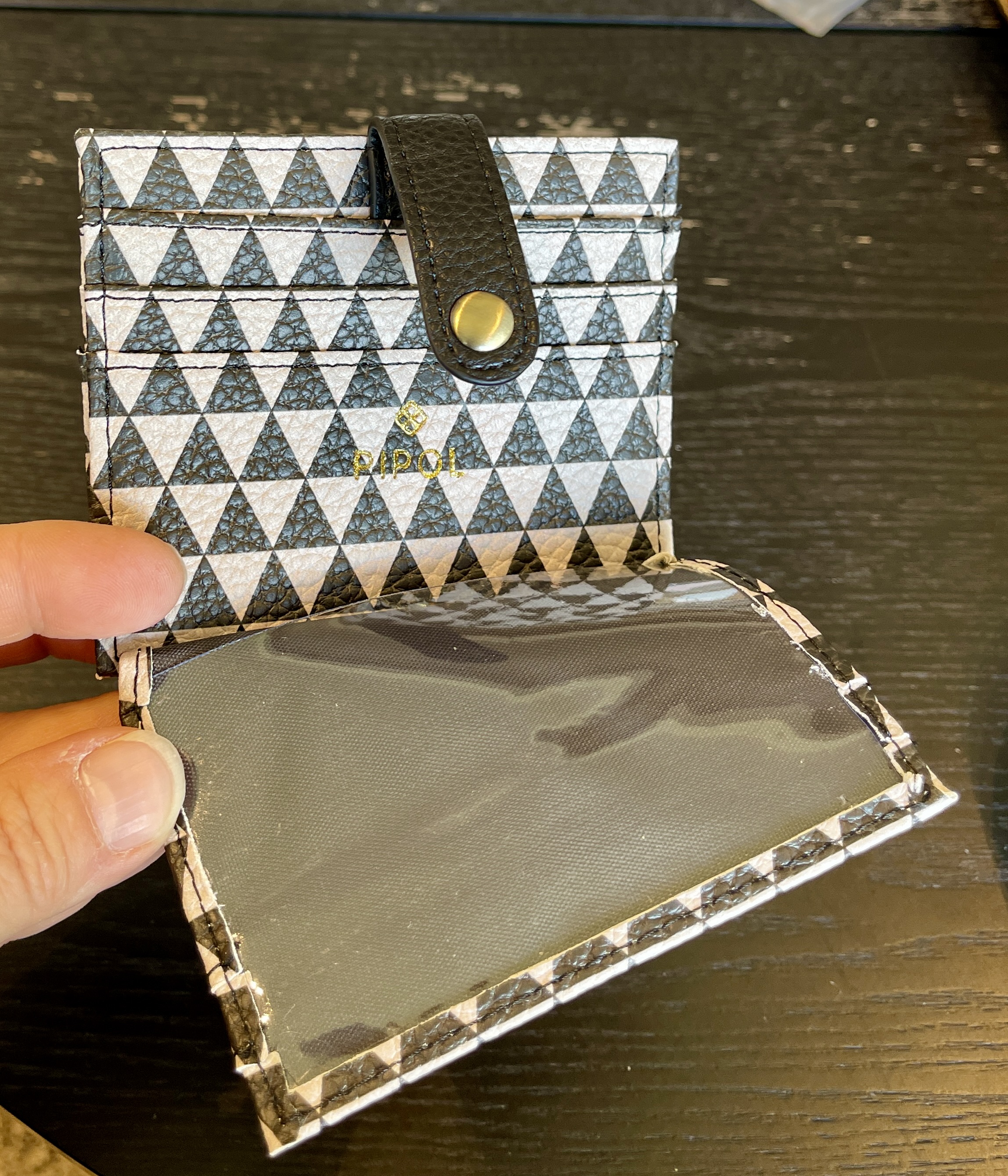 STILE CARD HOLDER STAR TRIP BLACK & WHITE - 3