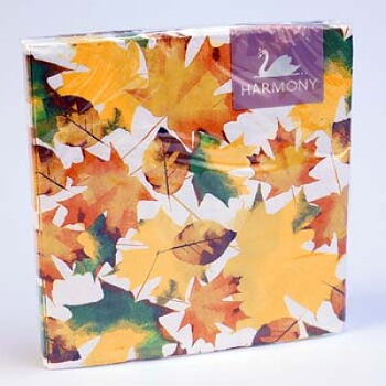 Servett 20-pack Leaves collage