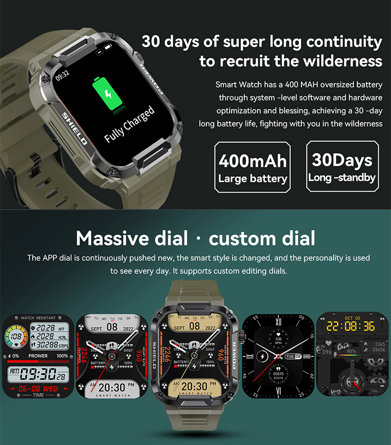 Philippe Palmer Smart Watch LP65 Black - 11