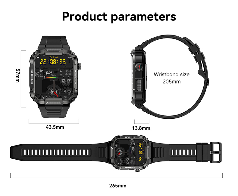 Philippe Palmer Smart Watch LP65 Desert - 2