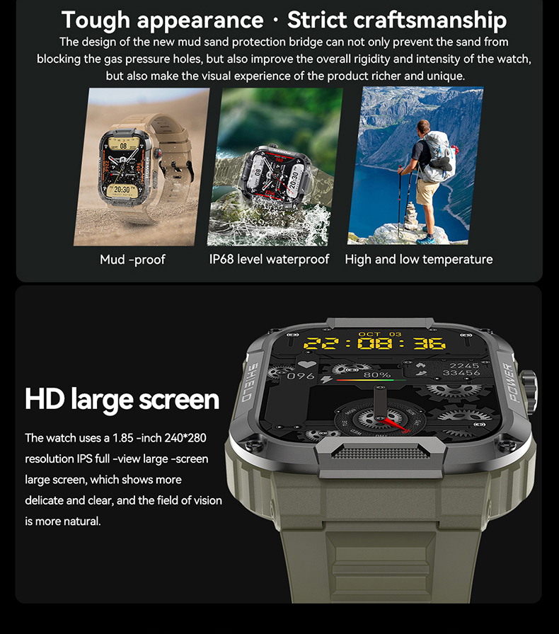 Philippe Palmer Smart Watch LP65 Desert - 17