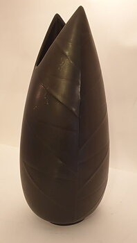 Gefle Lillemor Mannerheim vase Mangania glaze