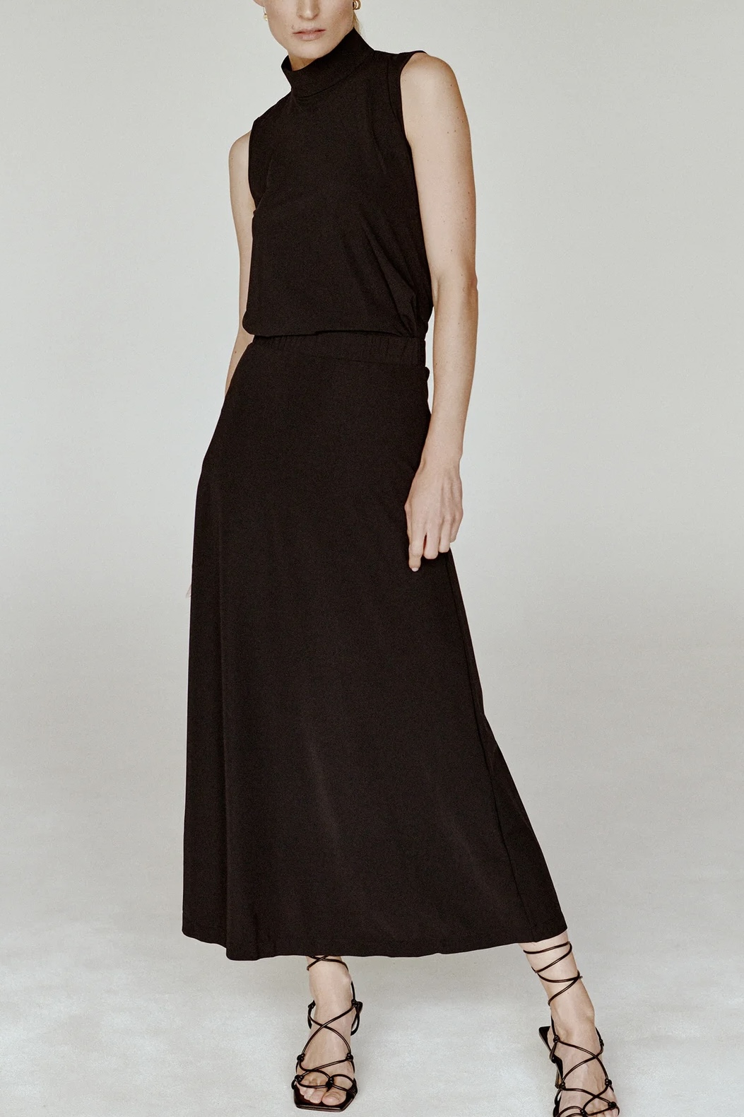 Penn & Ink NY - Anna Skirt Black