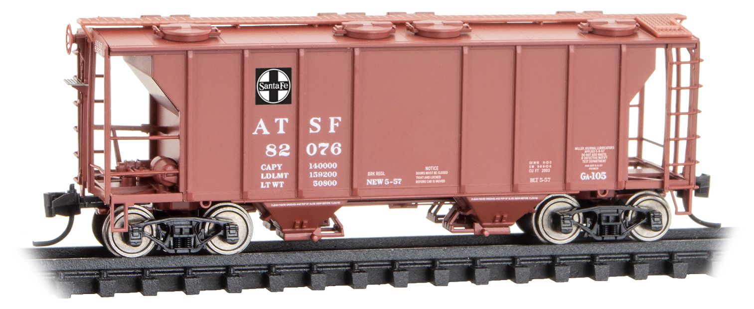 Hopper PS-2 2-bay covered ATSF #82076