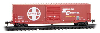 Standard 50" box car w/o roofwalk ATSF #10001