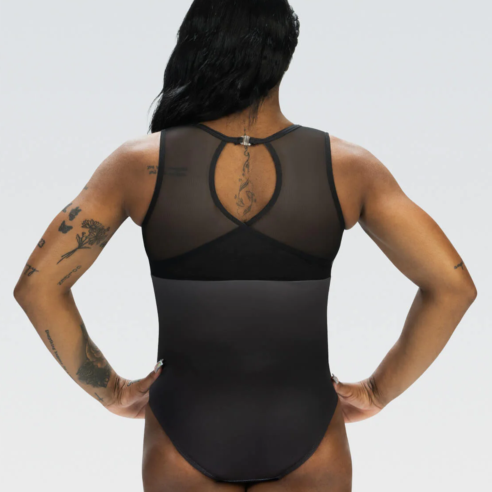 Jordan Chiles U.S. Championships 2023 Replica Workout Leotard: Black - 2