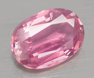 Piedra preciosa de espinela rosa natural genuina de forma ovalada rara de 0,38 ct - 3