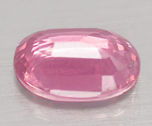 Piedra preciosa de espinela rosa natural genuina de forma ovalada rara de 0,38 ct - 2