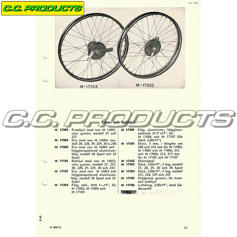 Spoke Set Husqvarna M 32 Sport 19-inch 55-65 Rear wheel - 4