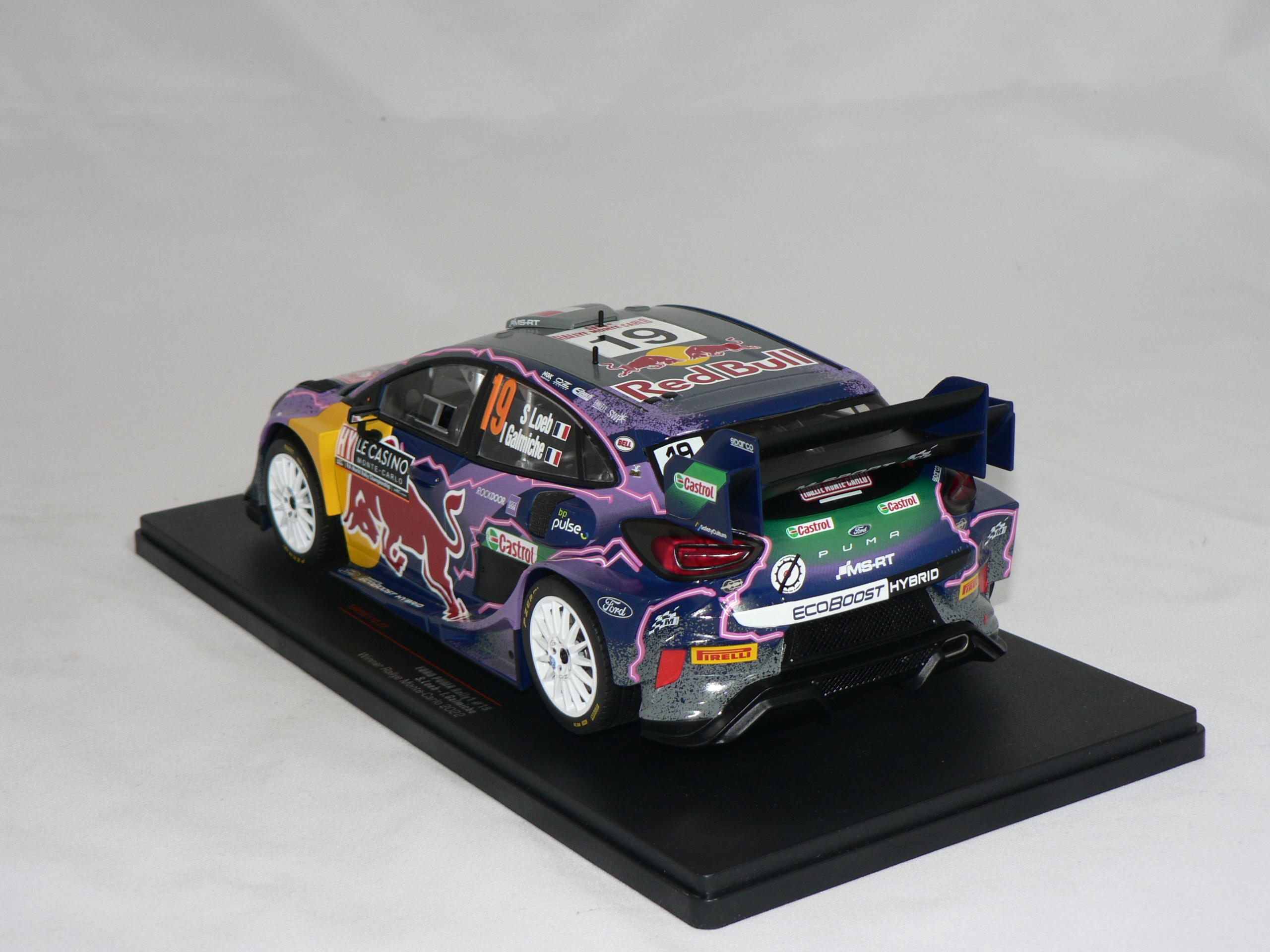Ford Puma #19   2022 Rally Monte Carlo  S.Loeb/ I.Galmiche    1:18  IXO - 2