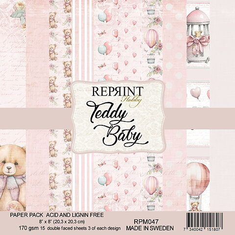 Paperpack Reprint - Teddy Baby Collection pack -  8x8