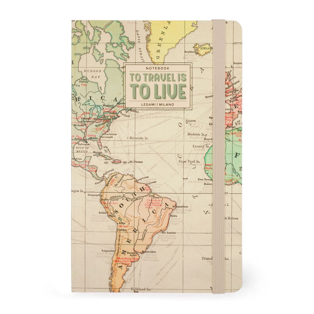 Notesbog, Photo Medium, Linjeret, Travel (NOTP0100)
