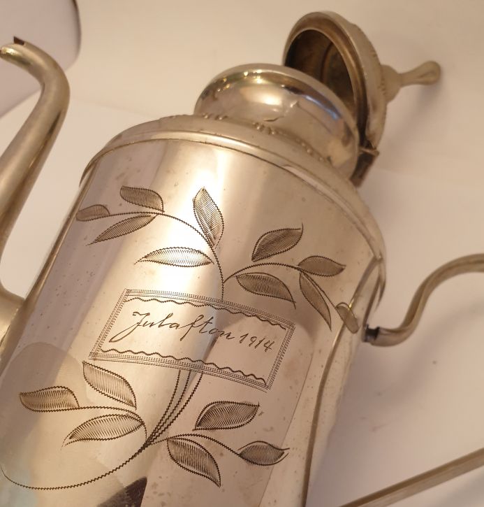 Kaffeservis blandstil nickel 1910-tal - 2