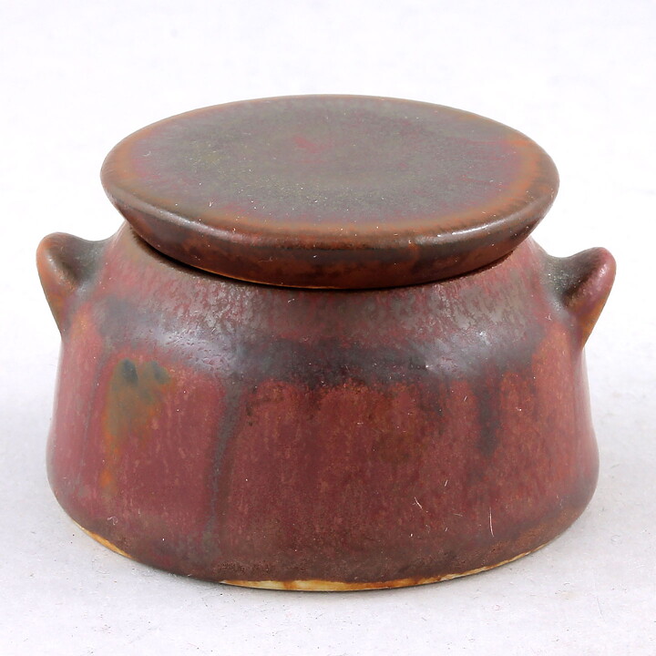 カールハリー・スタルハーネ  赤茶色のミニチュア容器  5cm  #4  1950年代