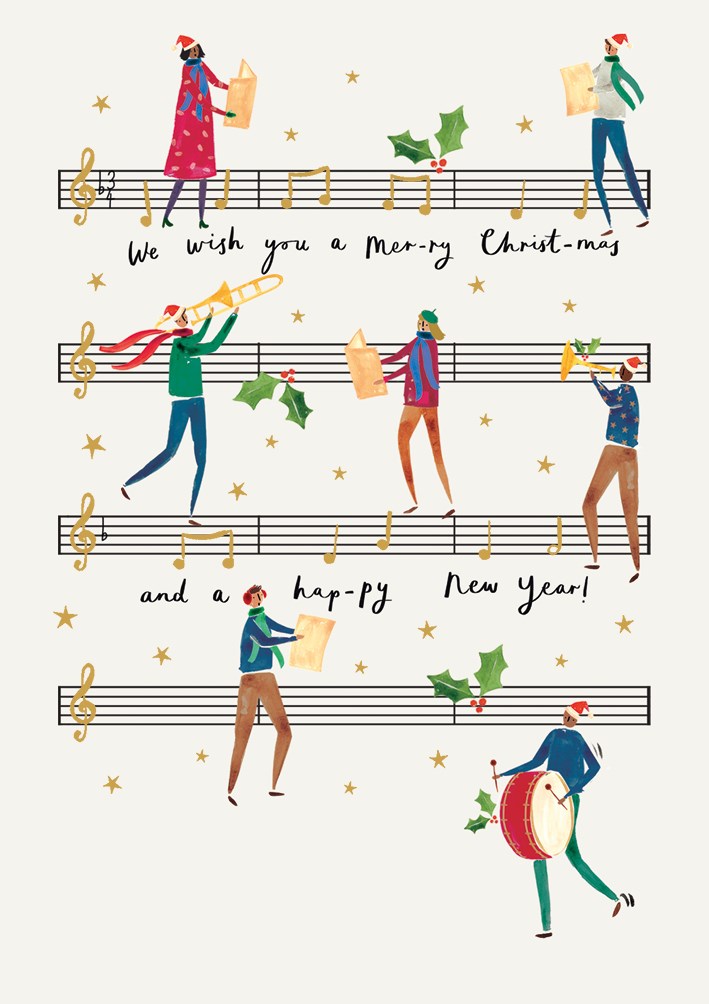 Christmas Notes, Christmas Single Card paperme.se Christmas Notes