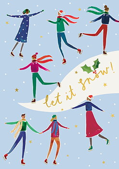 Let It Snow, Christmas Single Card