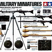 German Infantry Weapons Set  1:35  Tamiya