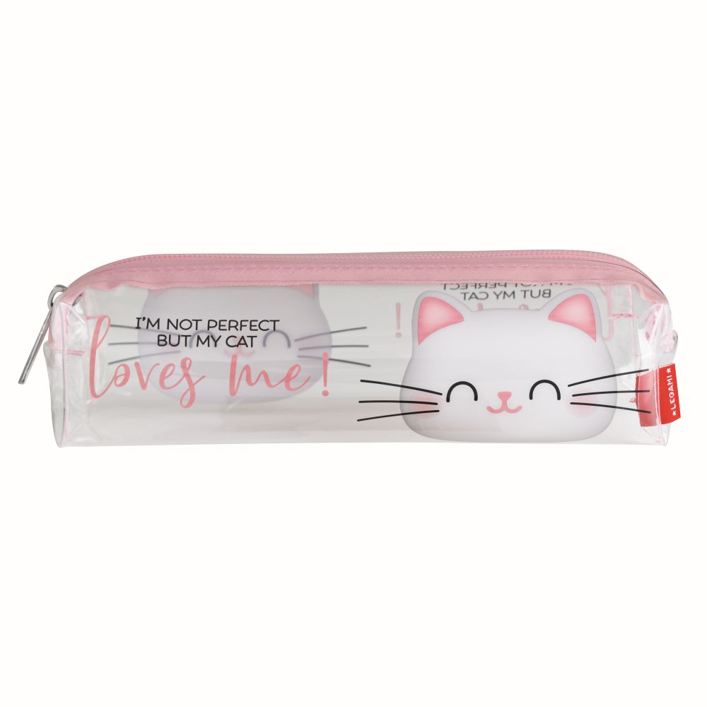 Pennfodral, My Pencil Case, genomskinligt, Kitty