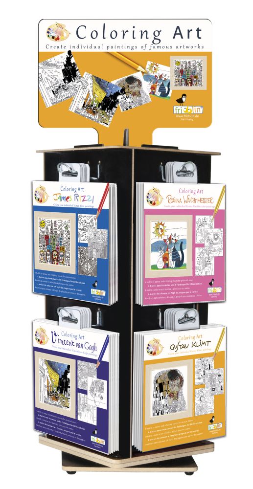 Coloring Art, Borddisplay med 60 stk.