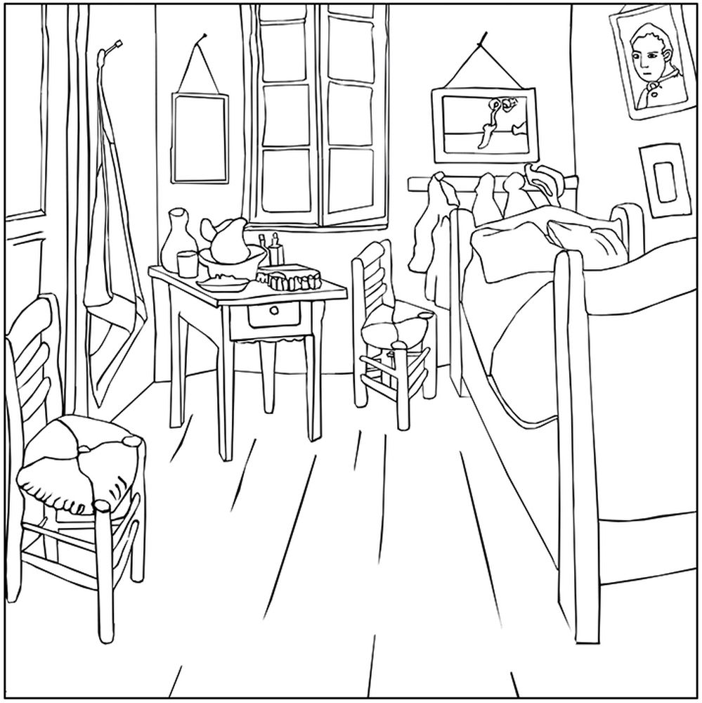 Coloring Art, Vincent van Gogh - 2